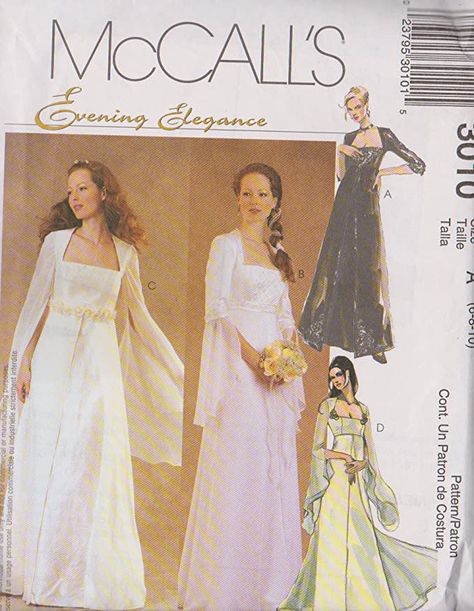 Pattern Wedding Dress, Bridal Sewing Patterns, Wedding Dress Topper, Cultural Clothing, Wedding Dress Bridesmaid, Plus Size Sewing Patterns, Plus Size Sewing, Costume Sewing Patterns, Pattern Wedding