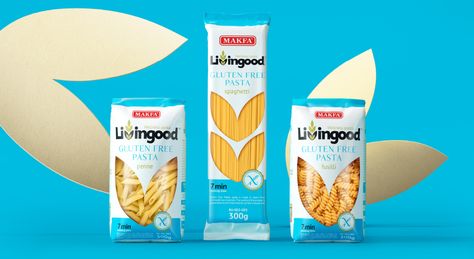 Spaghetti Packaging Design, Spaghetti Packaging, Pasta Packaging, Pasta Brands, Kids Pasta, Rice Packaging, Spices Packaging, Packaging Template Design, Brand Architecture