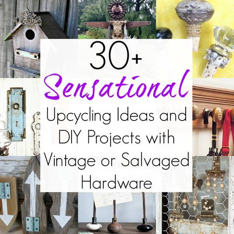 Upcycling Ideas For The Home, Door Knobs Crafts, Halloween Spell Book, Old Door Knobs, Antique Hinges, Vintage Door Knobs, Antique Door Knobs, Thrift Store Decor, Upcycling Ideas