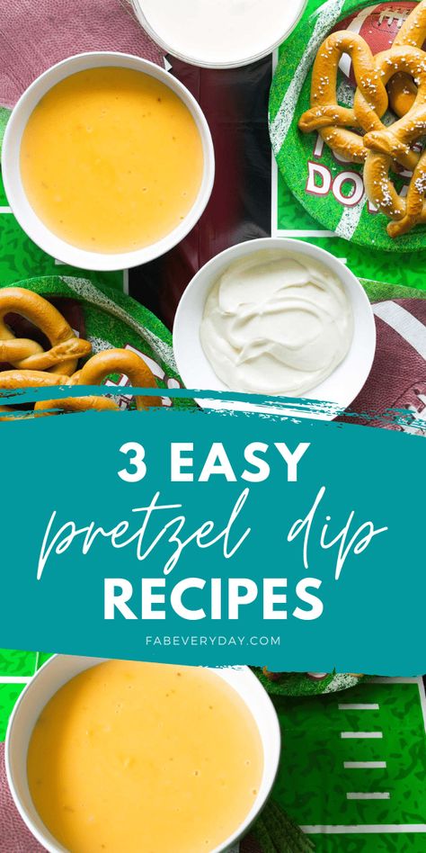 Bavarian Pretzel Recipe Cheese Dips, Dips To Go With Soft Pretzels, Pretzel Stick Dip Recipes, Dipping Sauce For Pretzel Bites, Cold Pretzel Dip, Pretzel Icing Dip, Cream Cheese Dip For Soft Pretzels, What To Dip Pretzels In, Soft Pretzel Dips Sauces