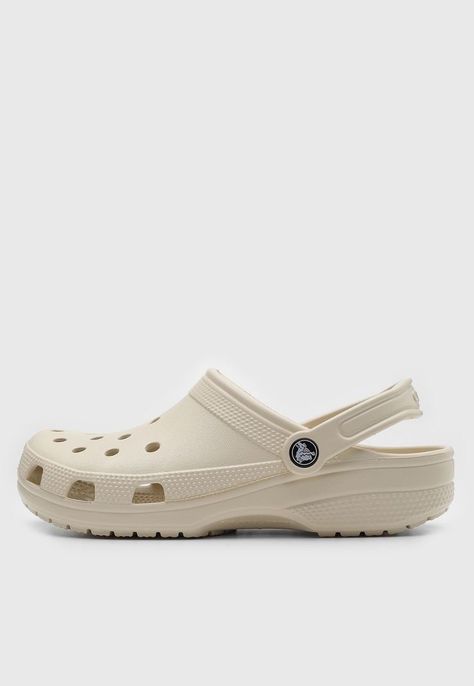 High Crocs, Crocs Colors, Beige Crocs, Tan Crocs, Crocs Aesthetic, Crocs Collection, Crocs Flats, Crocs Outfit, Trendy Slippers