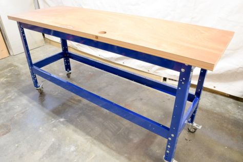 My new Kreg workbench is starting to take shape! Workbench Diy, Outfeed Table, Workbench Organization, Steel Workbench, Workbench Top, Industrial Workbench, Folding Workbench, Workbench Plans Diy, Diy Workbench