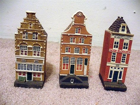 I am selling 3 Canal houses that was released as a part of a series of canal houses/buildings by a Dutch retail store called Blokker, which sells toys and a variety of other items. It is part of the D House Series, Canal House, Gingerbread Houses, Retail Store, A Series, 100 Years, Big Ben, Amsterdam, Building A House