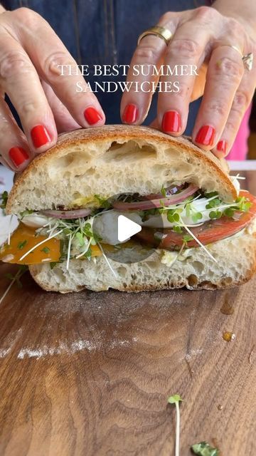 Teri Turner on Instagram: "We have an all new blog post about the best summer sandwiches. These cold sandwiches are perfect for the beach, to take for a picnic, on a road trip, or wherever your favorite summer activities take place. I’m someone who absolutely adores sandwiches! Since I was young, crafting unique sandwiches has been one of my special talents. I discovered early on that great food comes from carefully selecting ingredients and taking the time to thoughtfully put them together to create a little work of art. Click the link in bio for the blog post and get cooking! What’s your favorite summer sandwich?" Unique Sandwiches, Summer Sandwiches, Cold Sandwiches, The Best Summer, New Blog Post, A Picnic, Great Food, News Blog, Summer Activities