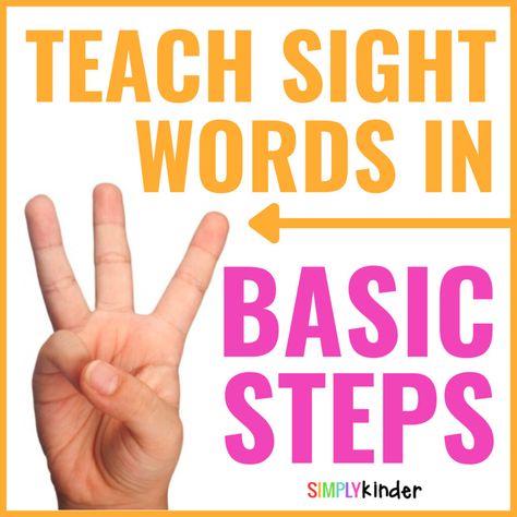 Introducing Sight Words In Kindergarten, Sight Word Order To Teach, Sight Words For Pre K, Dolche Sight Words, Learn Sight Words Fast, How To Introduce Sight Words, Teaching Site Words Kindergarten, Learning Site Words, Introducing Sight Words