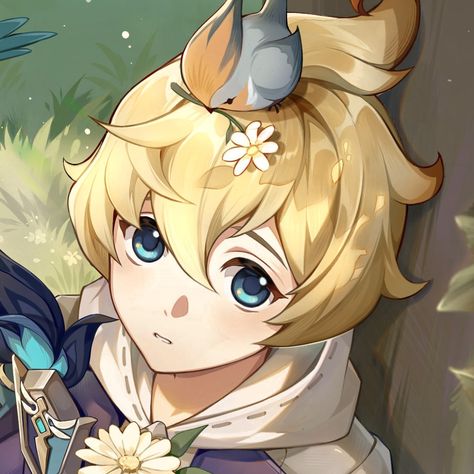 Repost only with permission Mika Genshin Impact Icon, Mika Genshin, Mika Icon, Relatable Characters, Birthday Illustration, Phone Theme, Game Icon, Animated Icons, Art Icon