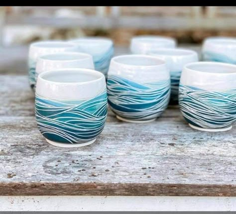 Diy Keramik, Rottnest Island, Ceramic Cafe, Ceramics Pottery Bowls, Diy Pottery Painting, Beginner Pottery, Pottery Painting Designs, Diy Ceramic, Tassen Design