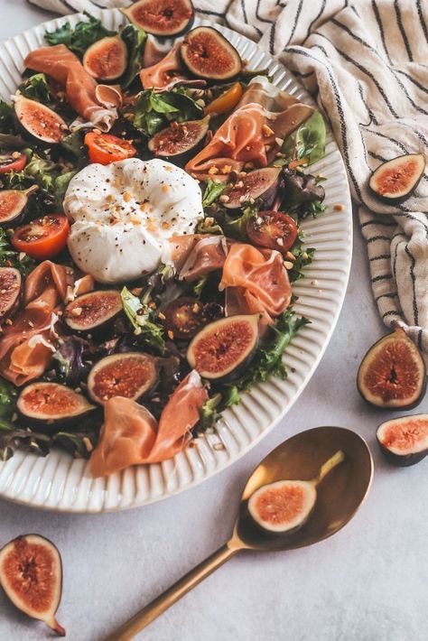 End Of Summer Salad, Salad Pictures, Dinner Butternut Squash, Salad With Maple Vinaigrette, Sage Risotto, Butternut Squash And Sage, Maple Vinaigrette, Fig Salad, Roasted Figs