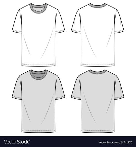 Tshirt Flat Sketch, Flat Sketch Template, Fashion Flat Sketch, Sketch Template, Hoodie Drawing, Flat Sketches, Template Download, Tshirt Design, Flat Design