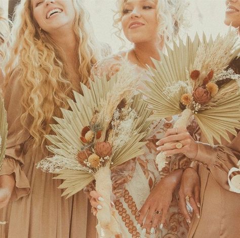 Dried palm and flower bridal and bridesmaid bouquets on Etsy Palm Bridesmaid Bouquet, Boho Wedding Bouquet Fan, Dried Palm Leaves Bouquet, Dried Floral Bridesmaid Bouquet, Bridesmaid Fan Bouquet, Dried Floral Bridal Bouquet, Palm Bridal Bouquet, Bohemian Bridesmaid Bouquet, Dried Palm Bouquet