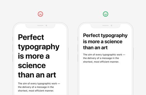 Guide for designing better mobile apps typography - UX Collective Typography App, Font Apps, Font App, Best Mobile Apps, Card Ui, Ui Patterns, Aesthetic Fonts, Mobile Ui Design, Typography Layout