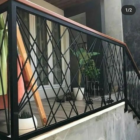 pagar besi dari besi hollo 4x4 kombinasi beton eser s10 dan hend kayu Stairs Design, Insta Photo Ideas, Railing, Minimalist Home, Arch, Stairs, Bedroom, Quick Saves, Home Decor