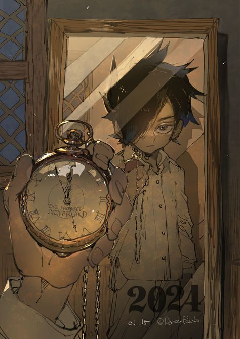 Neverland Art, The Promised Neverland, Art Journal Therapy, Promised Neverland, Cool Anime Pictures, Best Anime Shows, Cute Cartoon Wallpapers, Anime Fanart, Anime Drawings