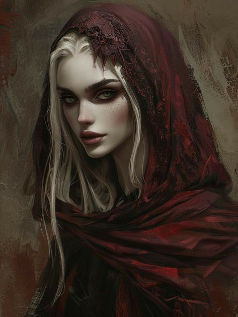 Gothic Fantasy Art, Witch Art, Beautiful Dark Art, Female Portraits, Book Inspiration, Character Portraits, Dark Fantasy Art, White Hair, Fantasy Character Design