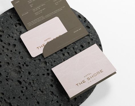 key card mockup | Behance Ocean View Hotel, Hotel Key Cards, Japanese Hotel, Hotel Card, Monument Signs, Welcome Card, Hotel Branding, Cup Holder Coasters, Bakery Logo