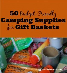 Know someone who enjoys camping and the outdoors? Fill a gift basket from the 50 Budget-Friendly Camping Supplies ideas and delight your gift recipient. Camping Gift Basket Ideas, Camping Gift Basket, Beach Gift Basket, Camping Gift Baskets, Travel Gift Basket, Winter Gift Basket, Luxury Camping Tents, Camping Bedarf, Auction Basket