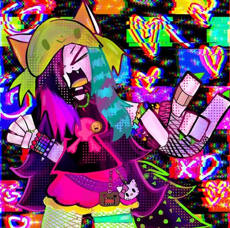 Scene Kid Pfp, Scene Emo Art, Scene Gifs, Scene Kid Art, Scene Pfp, Scenecore Art, 2000s Scene, Scene Aesthetic, 2000s Art