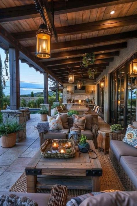 Alfresco Designs, Veranda Design, Luxury Patio, Outdoor Extension, Covered Patio Design, Outdoor Living Space Design, Patio Decor Ideas, Australia House, Rustic Patio