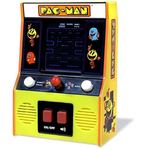 Mini Arcade Machine - Pacman Mini Arcade Machine, 80s Arcade, Pacman Arcade, Retro Arcade Machine, Arcade Retro, Retro Arcade Games, Mini Arcade, Skee Ball, Man Games