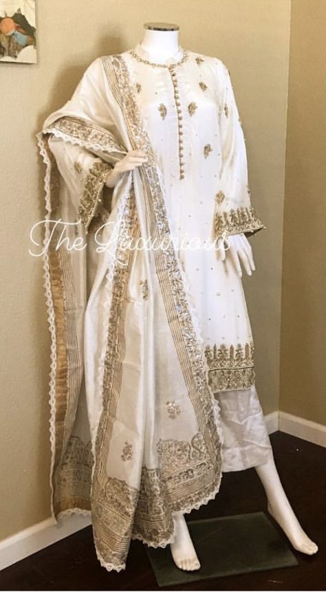 Milad bridal ( I wear this with Straight pants / trousers which are a bit longer) Fashion Collection Inspiration, Desi Dress, Salwar Suits Party Wear, Girls Attire, Desi Wear, Desi Clothes, Fancy Dress Design, Indian Designer Outfits, Whatsapp Number