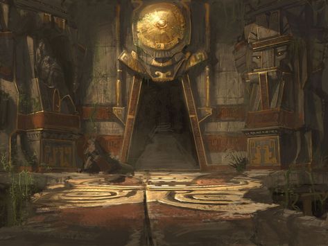 Peru - Tomb of Qualopec                                                                                                                                                                                 More Tomb Raider Anniversary, Egypt Concept Art, Ancient Tomb, Anniversary Art, Egypt Art, Fantasy City, Fantasy Setting, Fantasy Places, Fantasy Art Landscapes