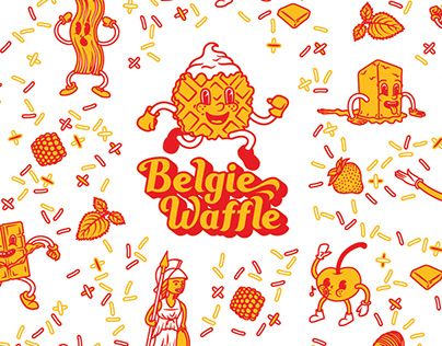 Waffle Poster Design Ideas, Waffle Logo Design Inspiration, Waffle Branding, Waffle Illustration Art, Waffle Cartoon, Waffle Illustration, Waffle Illustration Graphic Design, Waffle Sketch, Brand Character