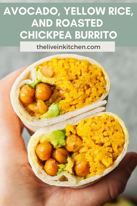 Chickpea Burrito, Grab And Go Lunch, Veggie Casseroles, Vegetarian Mexican Recipes, Stuffed Portobello Mushrooms, Roasted Chickpea, Stuffed Portobello, Vegan Burrito, Veggie Casserole