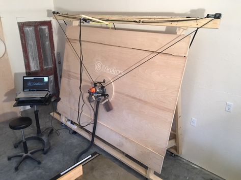 One week of fun and games - No Judgement - Maslow CNC Forums Maslow Cnc, Ron Paulk, No Judgement, Project Board, Fun And Games, The Kit, Vertical Frames, Particle Board, One Week