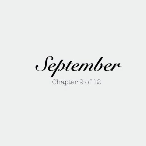 September Aesthetic Month, September Widget, Spam Ideas, Spam Idea, Ipad Layouts, September Month, Apps Aesthetic, Calendar Cover, Start Quotes