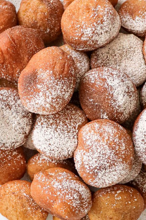 Mini Donuts with Cinnamon | Hockley Valley Whole Foods Spelt Flour, Mini Donuts, Whole Foods, Yeast, Whole Food Recipes, Donuts, Dough, Cinnamon