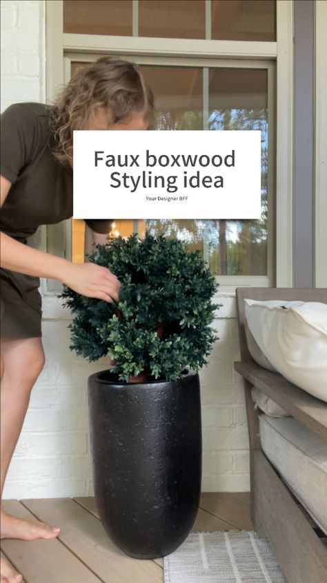 Faux boxwood styling idea Faux Boxwood, Amazon Finds, Unique Items Products, Design