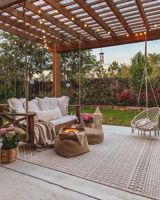 All Posts • Instagram Backyard Structures, Bohemian Patio, Building A Pergola, Patio Interior, Backyard Living, Backyard Party, Backyard Patio Designs, Back Patio, Outdoor Rooms