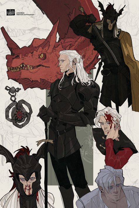 Daemon Targaryen, Targaryen Art, Asoiaf Art, Gra O Tron, Game Of Thrones Art, House Of The Dragon, Dragon Games, Arte Inspo, House Of Dragons