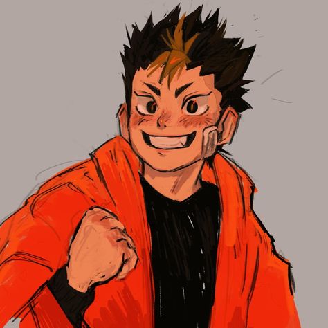 ▼・ᴥ・▼ en Twitter: "new beginnings https://t.co/9Mv9C5ISGm" / Twitter Nishinoya Yuu, A Drawing, On Twitter, Orange, Twitter, Black