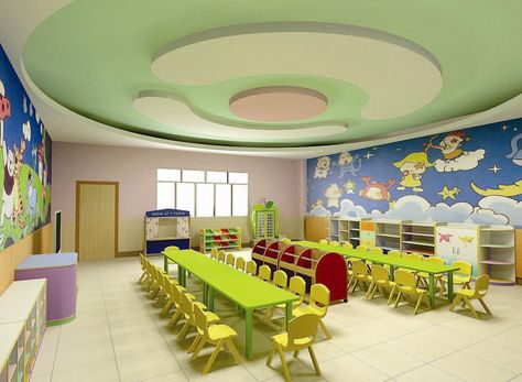 Kindergarten Interior, Counselling Room Design, Starting A Daycare, Design For Kindergarten, Infant Room Daycare, School Reception, Pre Primary School, Waiting Room Design, Nursery Classroom