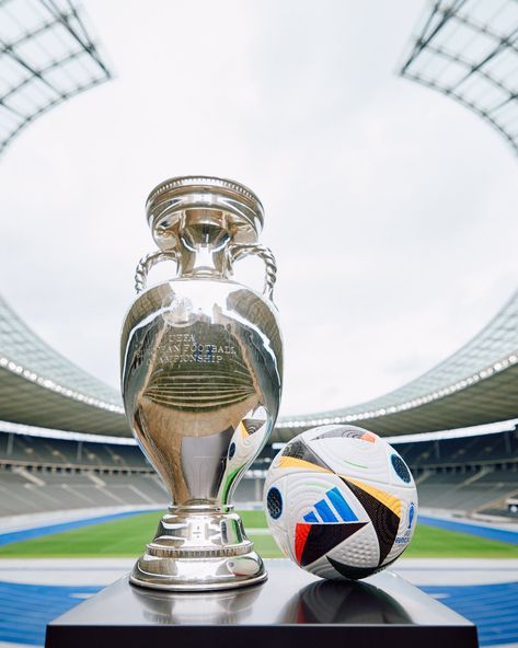 Adidas have officially unveiled the new Euro 2024 ball, given the name “Fußballleibe” meaning “Football love” or “love for football” when translated to English. The ball panels are similar in design to Al Rihla, which was used at the 2022 World Cup in Qatar.  The new ball will also have the built-in Connected Ball Technology which will allow VAR to make more accurate decisions. Moreover, its outer shell also features the CTR-CORE technology, allowing swift movement and optimal air retenti... Football Euro 2024, Euro Football 2024, Euros 2024 Football, Euro Cup 2024, England Euro 2024, Euro 2024 Germany, Uefa Euro 2024, Euro 2024 Wallpaper, Euros Football