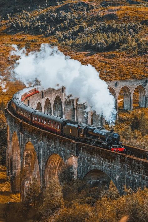 Edinburgh Harry Potter, Hogwarts Train, Harry Potter Train, Glenfinnan Viaduct, Harry Potter Filming Locations, Castles To Visit, Scotland Road Trip, Cairngorms National Park, Train Tour