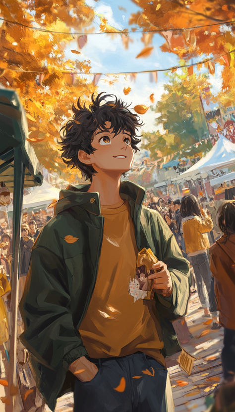 Fella Loves Fall young character enjoying a fall festival Autumn Character, Autumn Illustration, Guy Drawing, Main Character, Fall Festival, Story Ideas, Autumn Inspiration, Fall Vibes, Main Characters