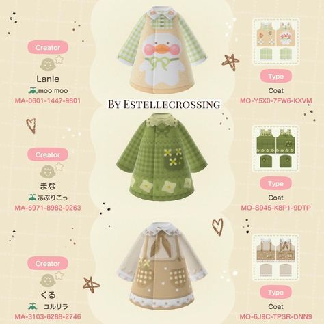 noelle from estelle on Instagram: “Happy Friday Loves! I hope you have all had a great weekend so far🤍 • *none of these designs are mine* Comment below if one is yours and I…” Acnh Bangs, Acnh Outfit Code, Animal Crossing Online, Mushroom Outfit, Acnh Outfits, Cottagecore Animal Crossing, Acnh Cottagecore, Cute Text Symbols, Cottage Dress