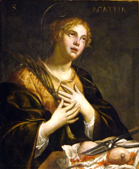 Saint Agatha, Roman Church, Saint Philip, Giorgio Vasari, Christian History, Christian World, Historical Painting, Patron Saints, Sacred Art