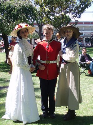 Time Travel: Edwardian Picnic ~ American Duchess Edwardian Picnic, American Duchess, Last Saturday, Time Travel, Panama Hat, Victorian Dress, Travel