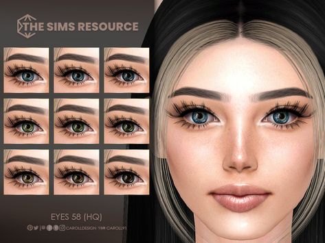 Inner Corner Eyeshadow, Corner Eyeshadow, Sims 4 Tattoos, Sims 4 Cc Eyes, Sims 4 Tsr, The Sims 4 Skin, Makeup Cc, Sims 4 Anime, Pelo Sims