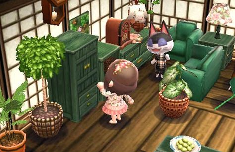 Welcome to ACNL-HOMES — shellycrossing: Punchy came over for the first... Animal Crossing New Leaf Room Ideas, Acnl Room Ideas, Acnl Paths, Heart Shaped Lollipops, Set Room, Brown Theme, Animal Crossing 3ds, Ac New Leaf, Animal Crossing New Leaf