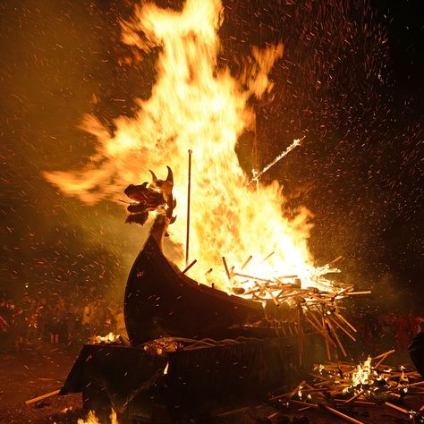 The festival rituals are rooted in Norse Yuletide traditions. Scottish Viking, Viking Longboat, Up Helly Aa, Fire Festival, Festival Dates, Edinburgh Festival, Shetland Islands, Tourist Office, Viking Culture