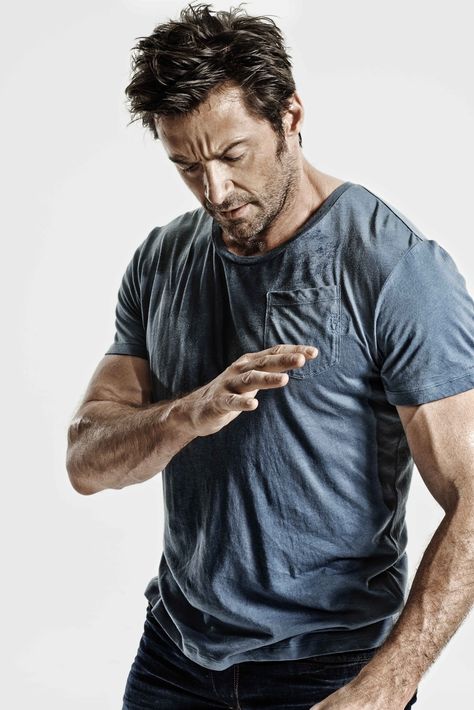 An unlikely poster boy for meditation, Wolverine star Hugh Jackman revealed in the latest issue of Men's Health that meditation "changed his life." The August issue of the magazine features Huge Jackman, Mens Health Magazine, Wolverine Hugh Jackman, Tom Welling, Karl Urban, Colin Firth, Health Magazine, Hugh Jackman, 인물 사진