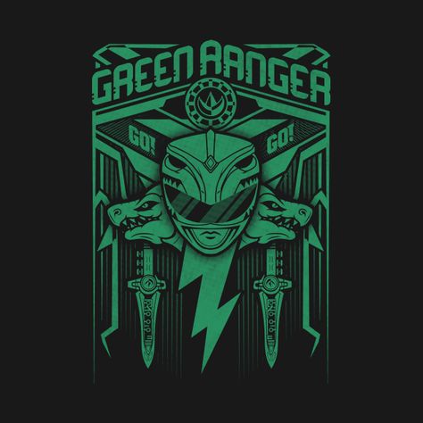 Power Rangers Poster, Power Rangers T Shirt, Green Power Ranger, Power Ranger Party, Blue Ranger, Day Of The Shirt, Type Tattoo, Engraving Ideas, Power Rangers Art