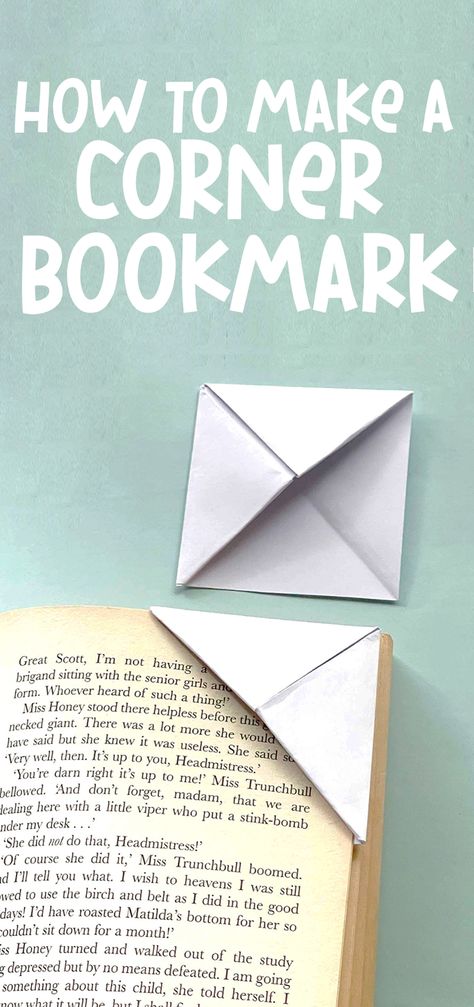 How to make Corner Bookmarks How To Make A Bookmark Out Of Paper Easy, Origami Bookmark Corner Step By Step, How To Make A Bookmark, Make Corner Bookmarks, Origami Bookmark Corner, Koala Craft, Origami Bookmarks, Origami Bookmark, Corner Bookmark