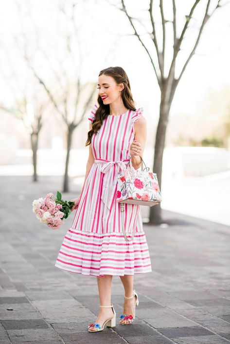 Stripe dress outfit