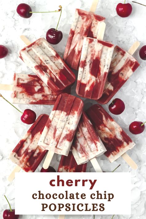 Swirl Pound Cake, Cherry Popsicles, Yogurt Pops, Pudding Pop, Brownie Ice Cream, Fruit Popsicles, The Best Dessert, Frozen Dessert Recipe, Cherry Chocolate