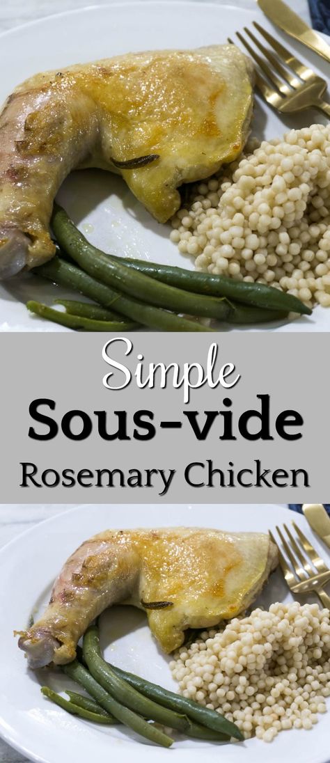 Sous Vide Chicken, Leg Quarters, Chicken Quarters, Chicken Leg Quarters, Sous Vide Recipes, Rosemary Chicken, Paleo Chicken, Chicken Legs, Whole Chicken